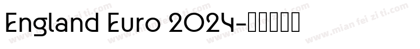 England Euro 2024字体转换
